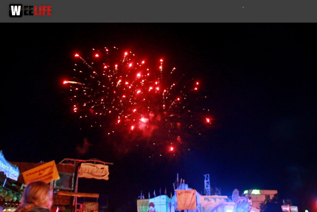 Hofer Volksfest 2016 Tag 2 Samstag EröffnungsFeuerwerk