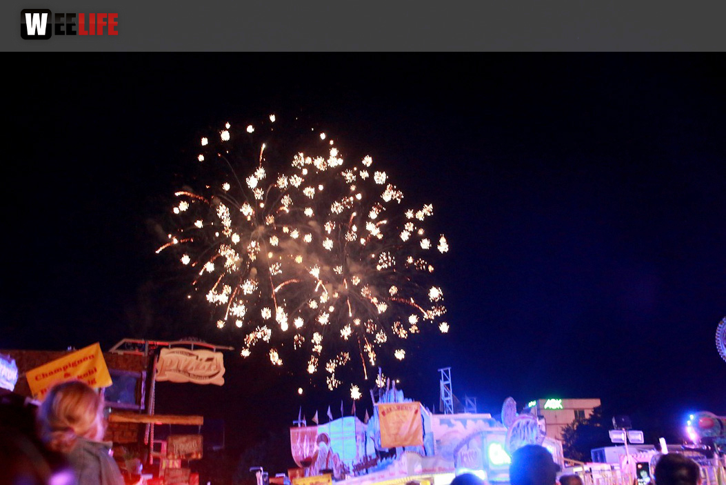 Hofer Volksfest 2016 Tag 2 Samstag EröffnungsFeuerwerk