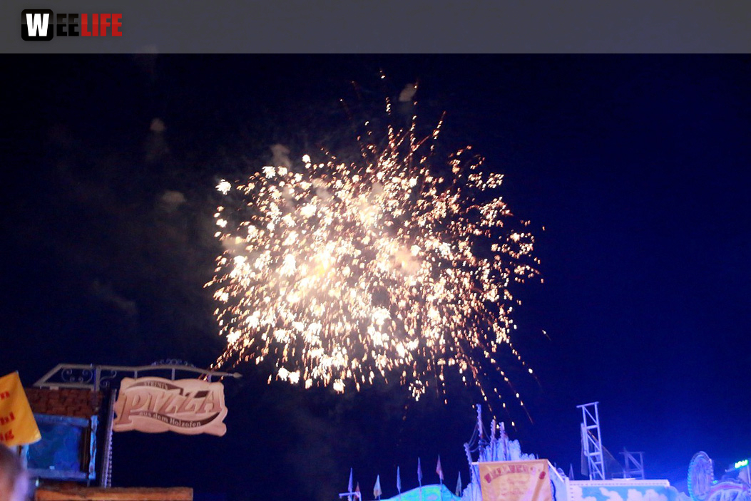 Hofer Volksfest 2016 Tag 2 Samstag EröffnungsFeuerwerk