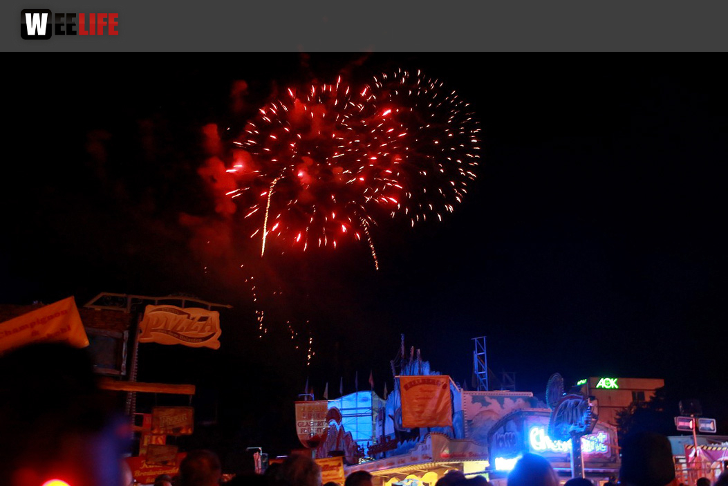 Hofer Volksfest 2016 Tag 2 Samstag EröffnungsFeuerwerk