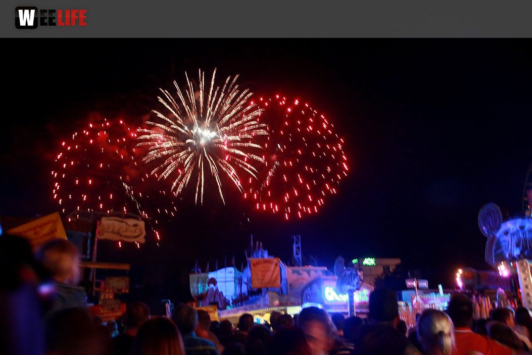 Hofer Volksfest 2016 Tag 2 Samstag EröffnungsFeuerwerk