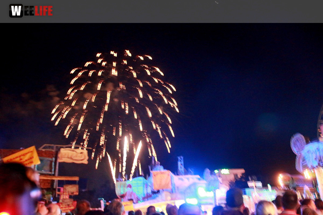 Hofer Volksfest 2016 Tag 2 Samstag EröffnungsFeuerwerk