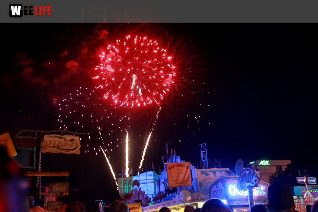 Hofer Volksfest 2016 Tag 2 Samstag EröffnungsFeuerwerk