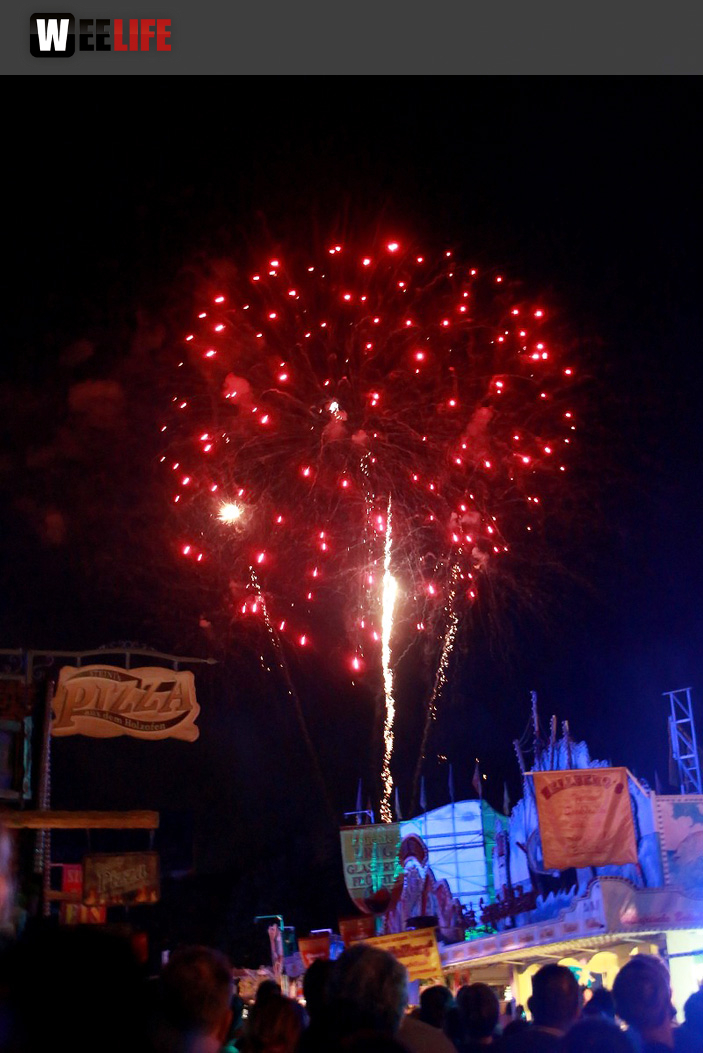 Hofer Volksfest 2016 Tag 2 Samstag EröffnungsFeuerwerk