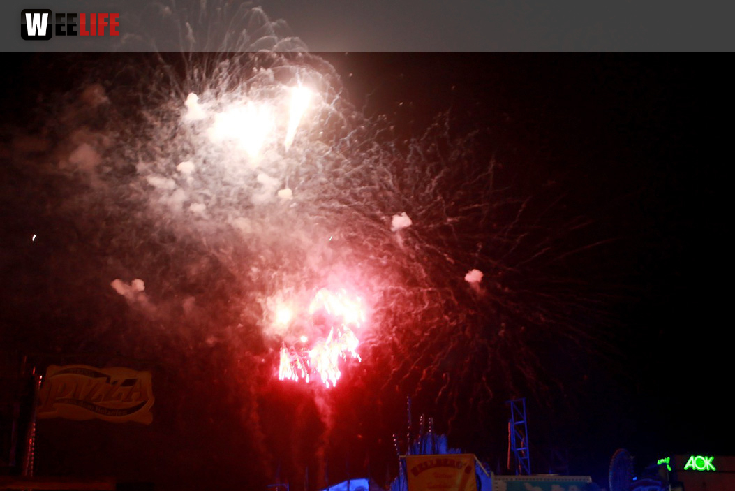 Hofer Volksfest 2016 Tag 2 Samstag EröffnungsFeuerwerk