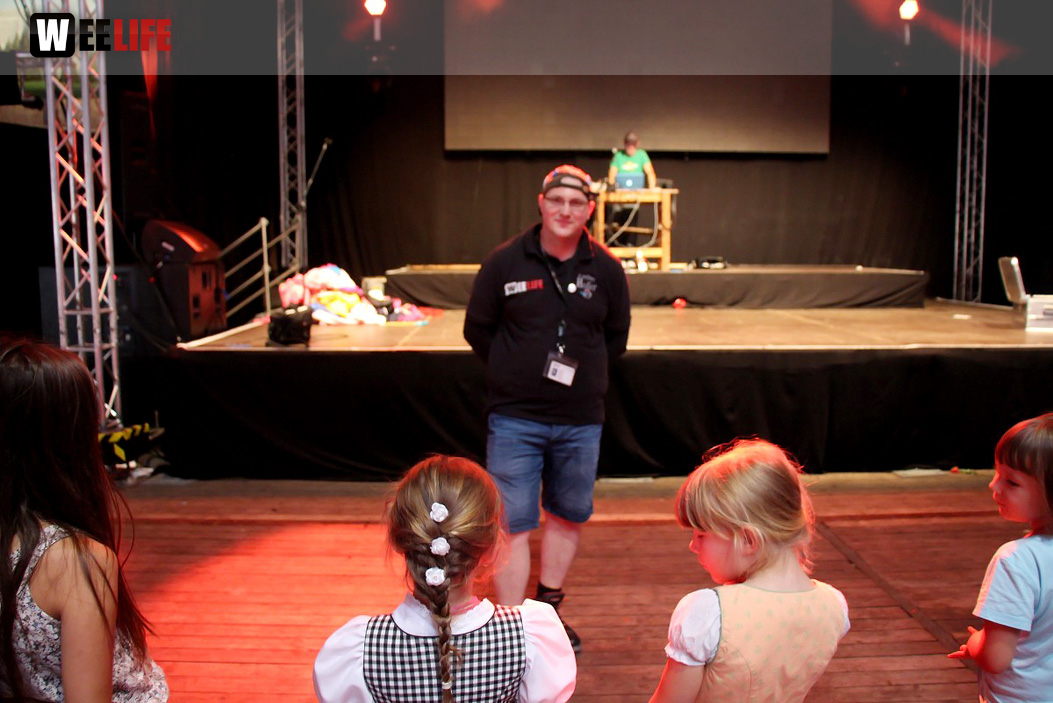 Hofer Volksfest 2016 Tag 3 Sonntag Kinderkonzert Tim Wilhelm