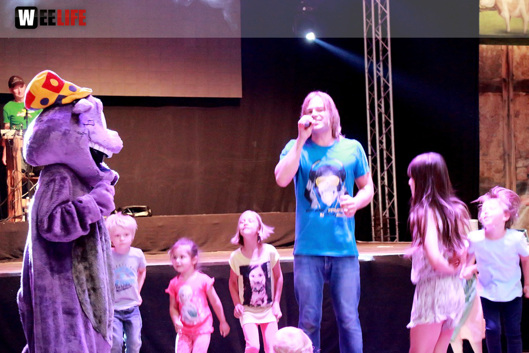 Hofer Volksfest 2016 Tag 3 Sonntag Kinderkonzert Tim Wilhelm