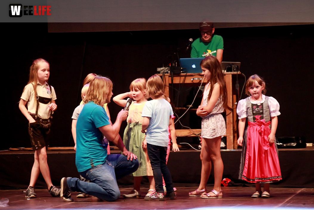 Hofer Volksfest 2016 Tag 3 Sonntag Kinderkonzert Tim Wilhelm