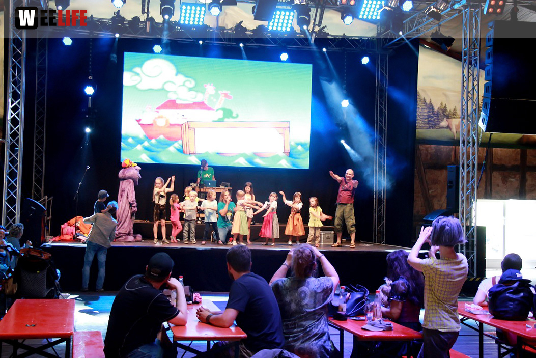 Hofer Volksfest 2016 Tag 3 Sonntag Kinderkonzert Tim Wilhelm