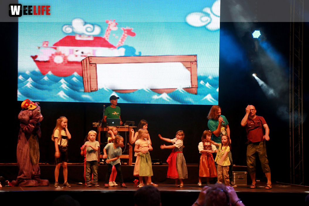 Hofer Volksfest 2016 Tag 3 Sonntag Kinderkonzert Tim Wilhelm