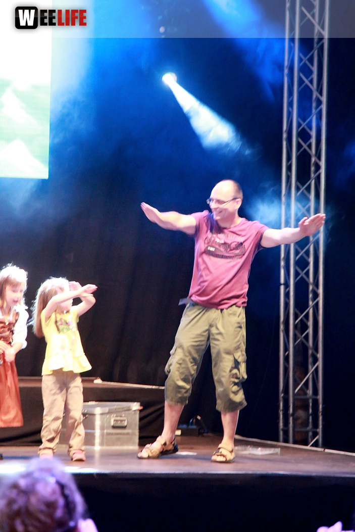 Hofer Volksfest 2016 Tag 3 Sonntag Kinderkonzert Tim Wilhelm