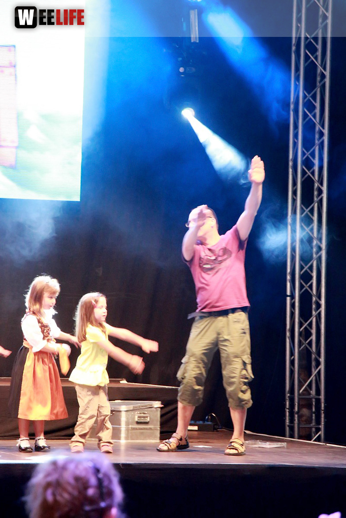 Hofer Volksfest 2016 Tag 3 Sonntag Kinderkonzert Tim Wilhelm