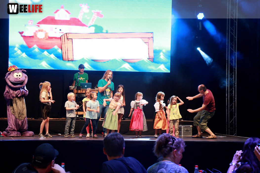 Hofer Volksfest 2016 Tag 3 Sonntag Kinderkonzert Tim Wilhelm