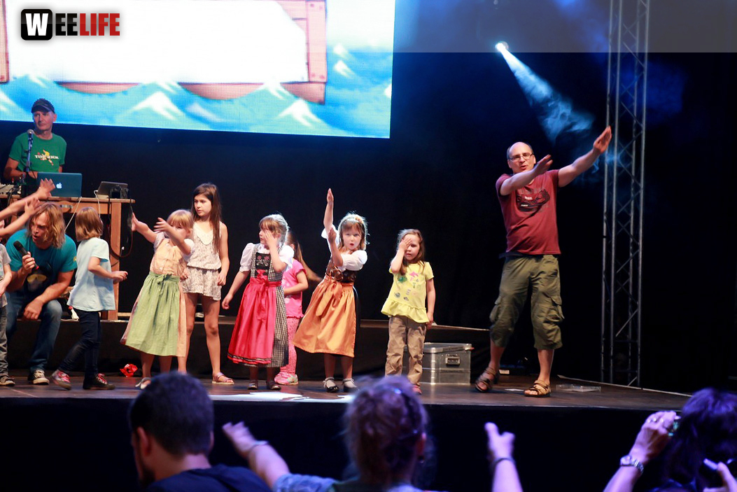 Hofer Volksfest 2016 Tag 3 Sonntag Kinderkonzert Tim Wilhelm