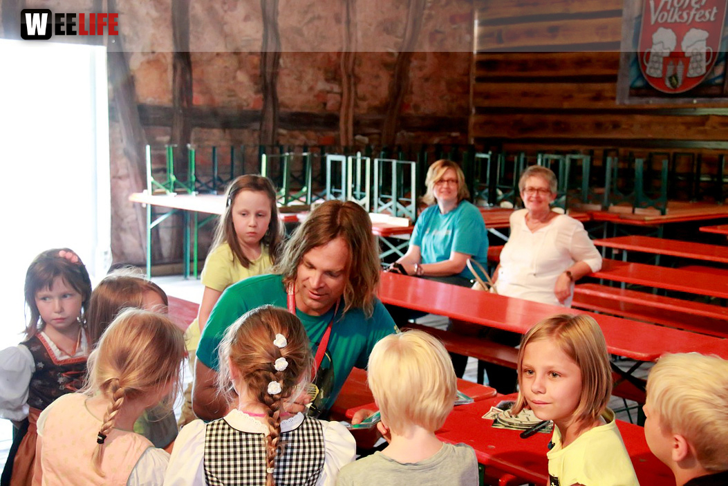 Hofer Volksfest 2016 Tag 3 Sonntag Kinderkonzert Tim Wilhelm