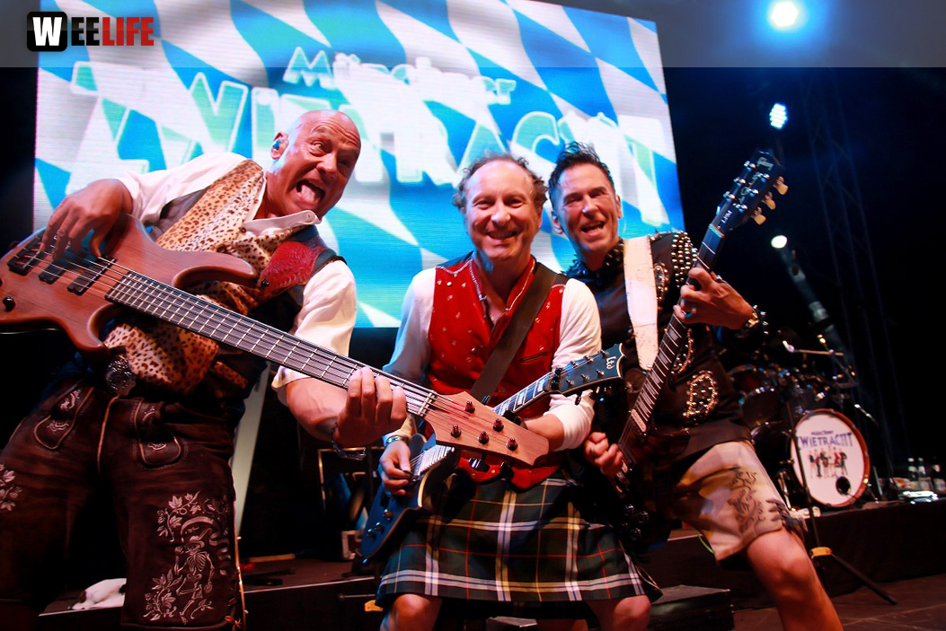 Hofer Volksfest 2016 Tag 3 Sonntag Abends Münchner Zwietracht Festplatz