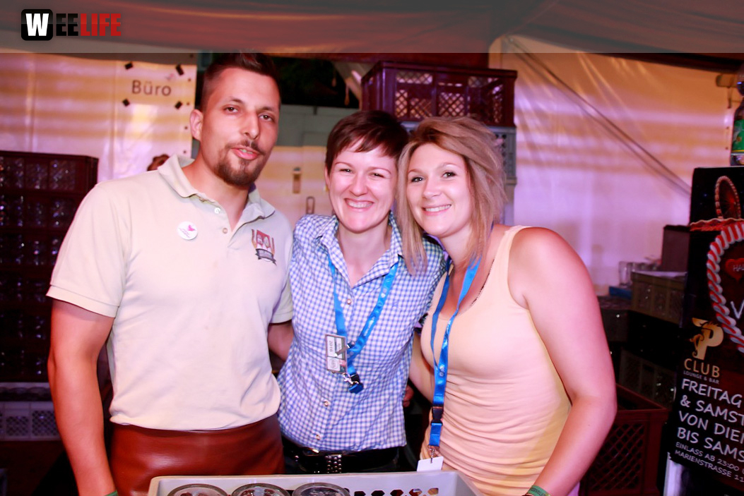 Hofer Volksfest 2016 Tag 3 Sonntag Abends Münchner Zwietracht Festplatz
