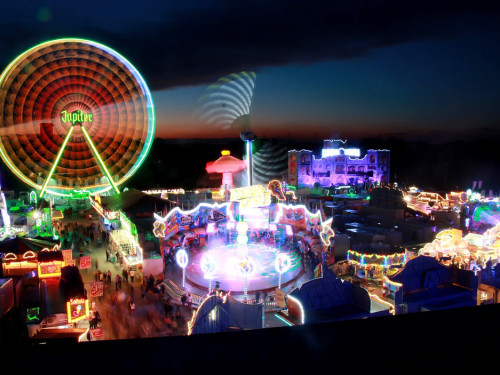 Hofer Volksfest 2016 4. Tag Montag Abends Tag der Generationen Langzeitbelichtungen – Foto 5