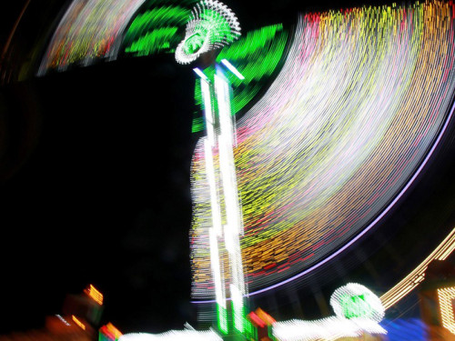 Hofer Volksfest 2016 4. Tag Montag Abends Tag der Generationen Langzeitbelichtungen – Foto 17