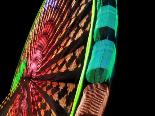 Hofer Volksfest 2016 4. Tag Montag Abends Tag der Generationen Langzeitbelichtungen – Foto 24