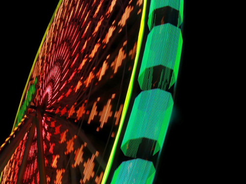 Hofer Volksfest 2016 4. Tag Montag Abends Tag der Generationen Langzeitbelichtungen – Foto 25