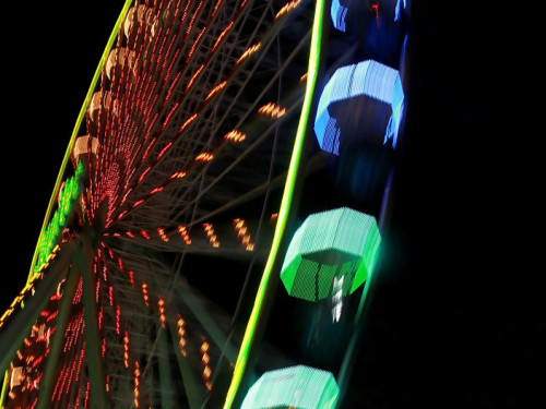 Hofer Volksfest 2016 4. Tag Montag Abends Tag der Generationen Langzeitbelichtungen – Foto 26