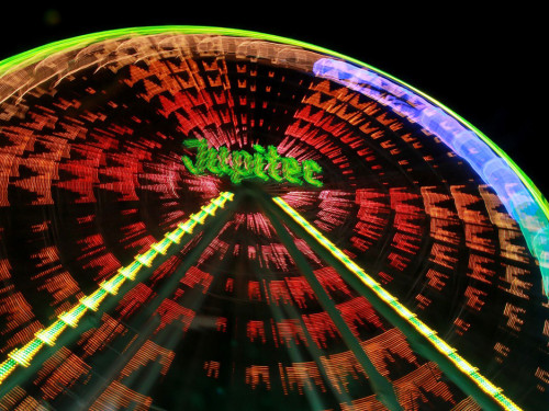 Hofer Volksfest 2016 4. Tag Montag Abends Tag der Generationen Langzeitbelichtungen – Foto 27