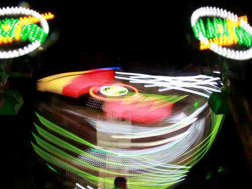 Hofer Volksfest 2016 4. Tag Montag Abends Tag der Generationen Langzeitbelichtungen – Foto 28