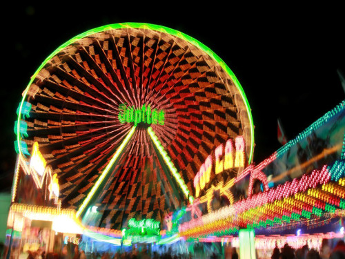 Hofer Volksfest 2016 4. Tag Montag Abends Tag der Generationen Langzeitbelichtungen – Foto 34
