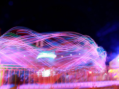 Hofer Volksfest 2016 4. Tag Montag Abends Tag der Generationen Langzeitbelichtungen – Foto 35