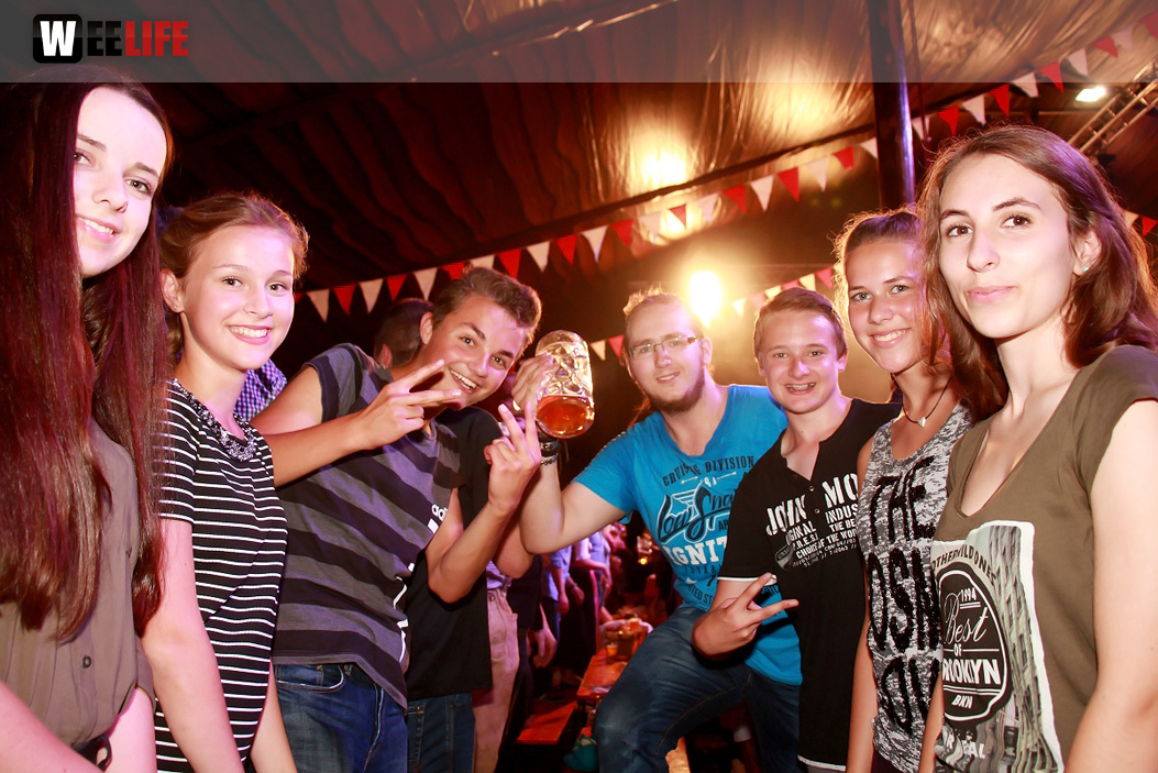 Hofer Volksfest 2016 Tag der Sparkasse Isartaler Hexen