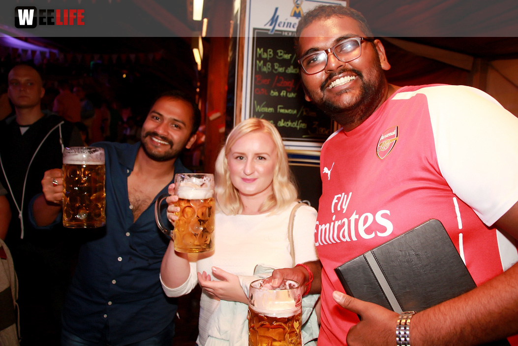 Hofer Volksfest 2016 Tag der Sparkasse Isartaler Hexen