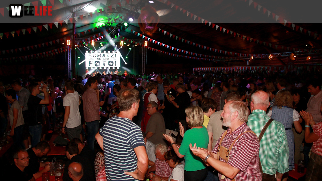 Hofer Volksfest 2016 Tag der Sparkasse Isartaler Hexen