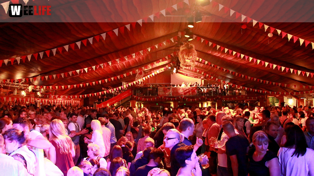 Hofer Volksfest 2016 Tag der Sparkasse Isartaler Hexen