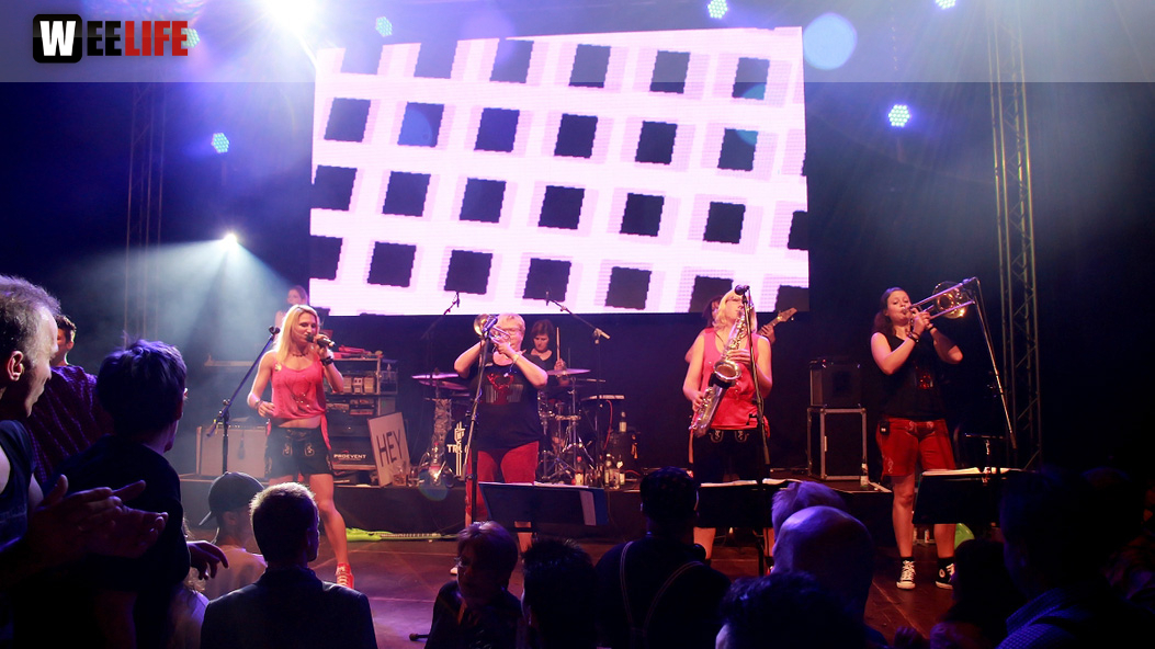 Hofer Volksfest 2016 Tag der Sparkasse Isartaler Hexen