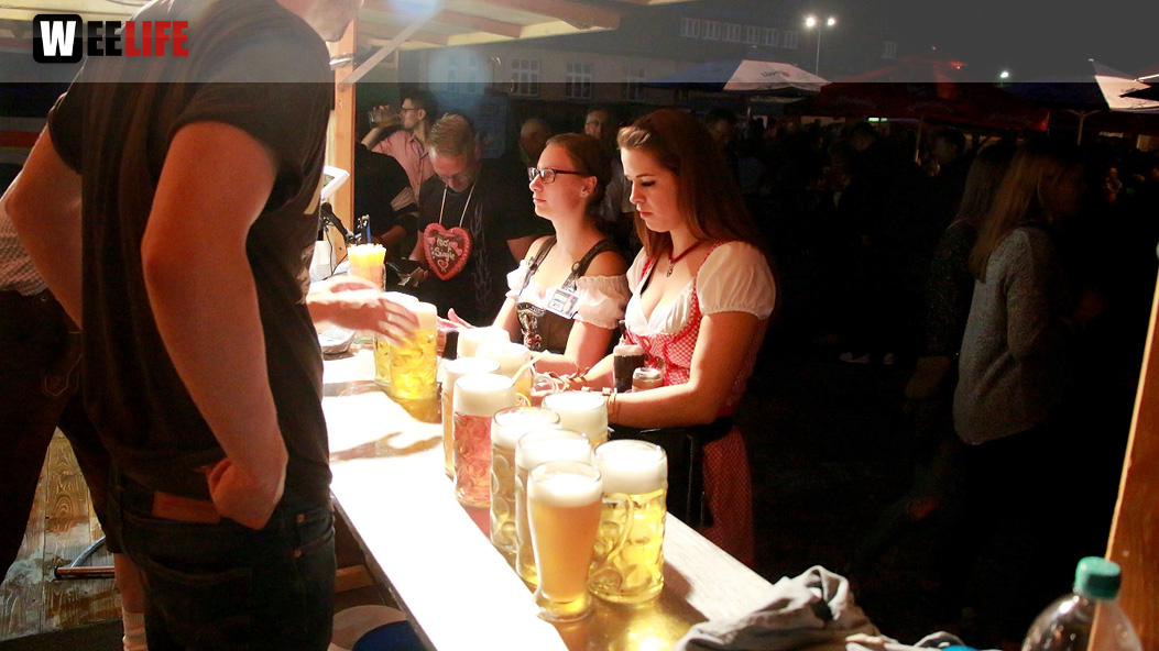 Hofer Volksfest 2016 Tag der Sparkasse Isartaler Hexen
