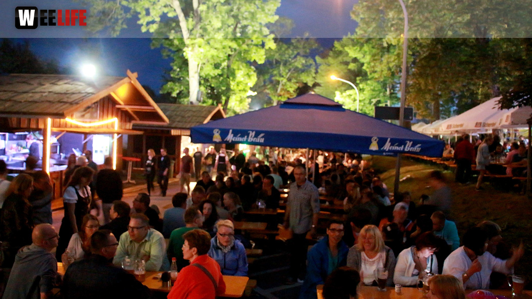 Hofer Volksfest 2016 Tag der Sparkasse Isartaler Hexen