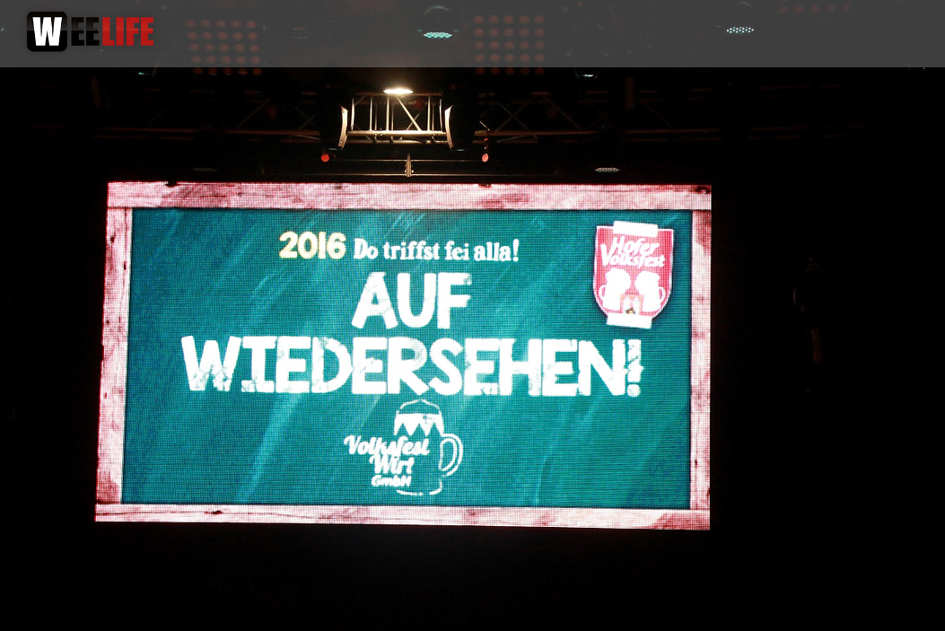 Hofer Volksfest 2016 Tag der Sparkasse Isartaler Hexen