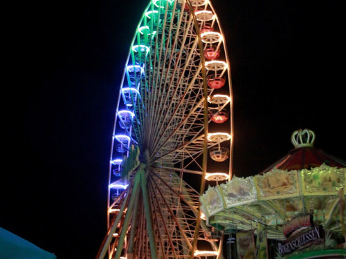 Hofer Volksfest 2016 Tag der Sparkasse Langzeitbelichtung – Foto 6