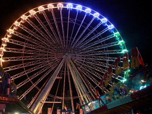Hofer Volksfest 2016 Tag der Sparkasse Langzeitbelichtung – Foto 12