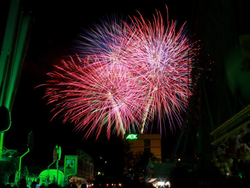 Hofer Volksfest 2016 Tag 8 Freitag Feuerwerk – Foto 2