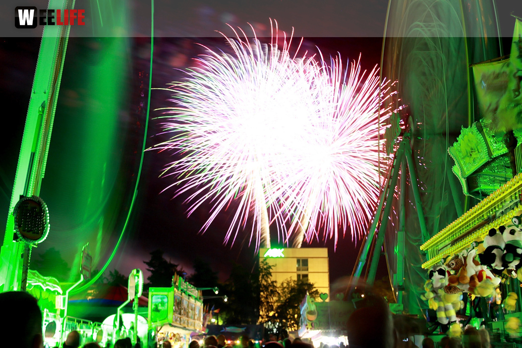 Hofer Volksfest 2016 Tag 8 Freitag Feuerwerk