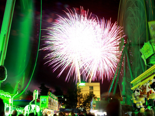 Hofer Volksfest 2016 Tag 8 Freitag Feuerwerk – Foto 7