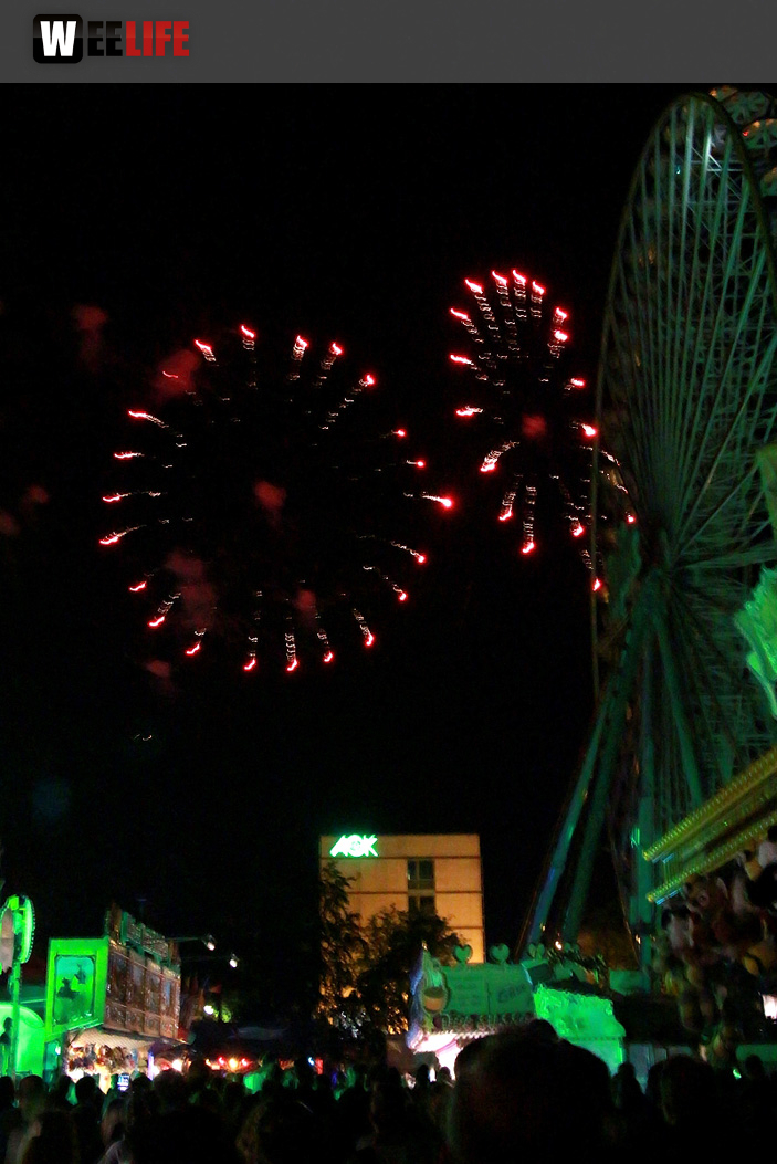 Hofer Volksfest 2016 Tag 8 Freitag Feuerwerk