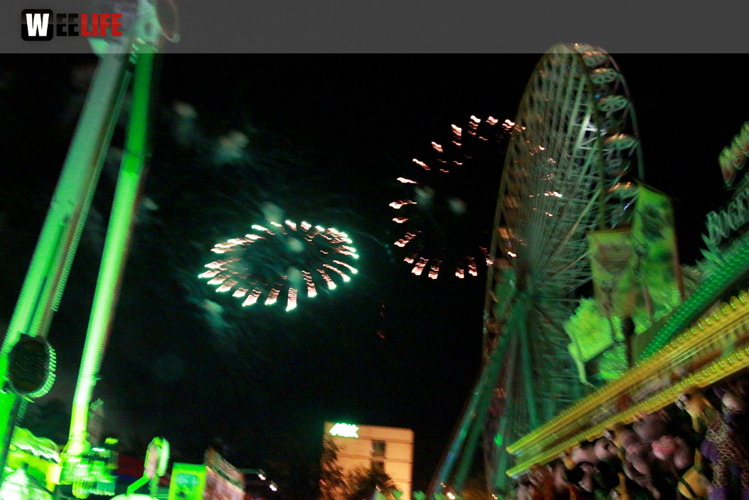 Hofer Volksfest 2016 Tag 8 Freitag Feuerwerk