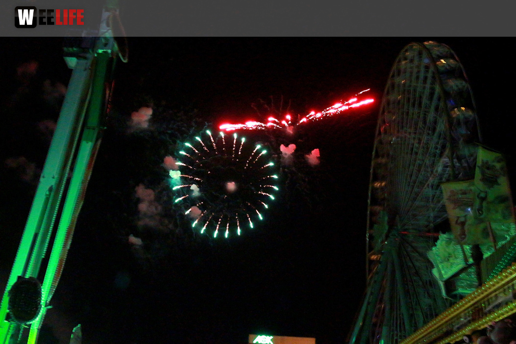 Hofer Volksfest 2016 Tag 8 Freitag Feuerwerk