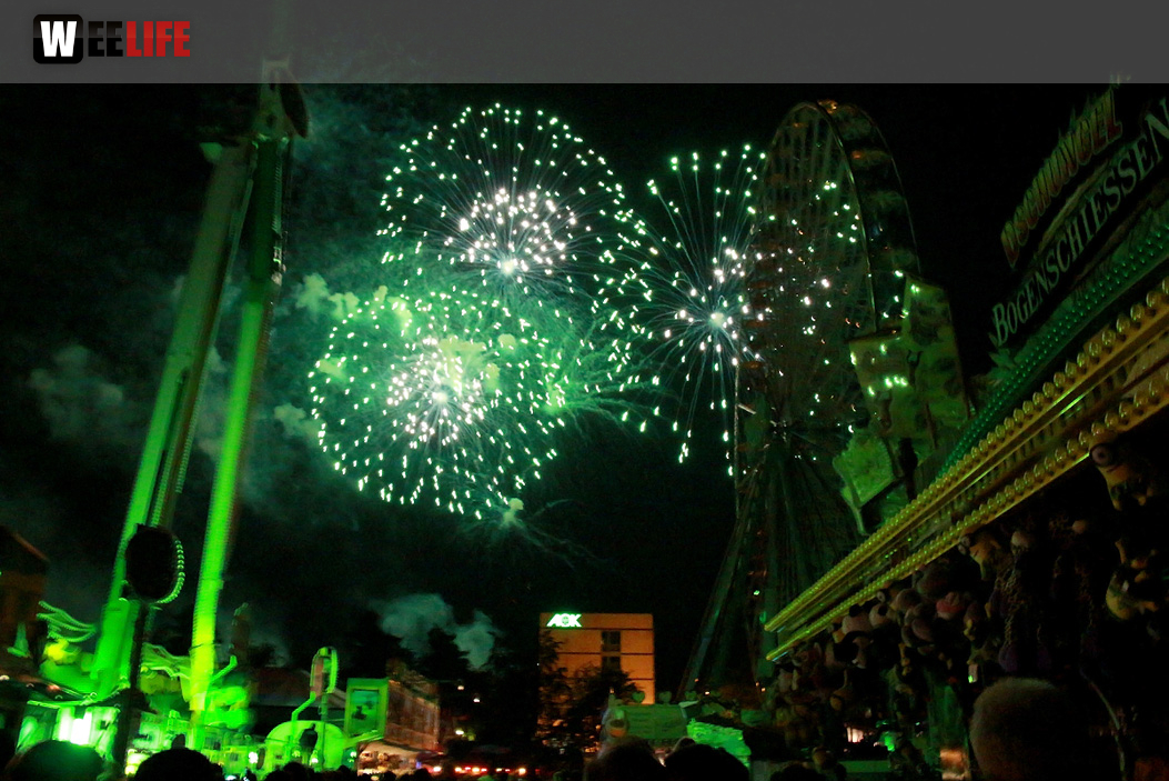 Hofer Volksfest 2016 Tag 8 Freitag Feuerwerk