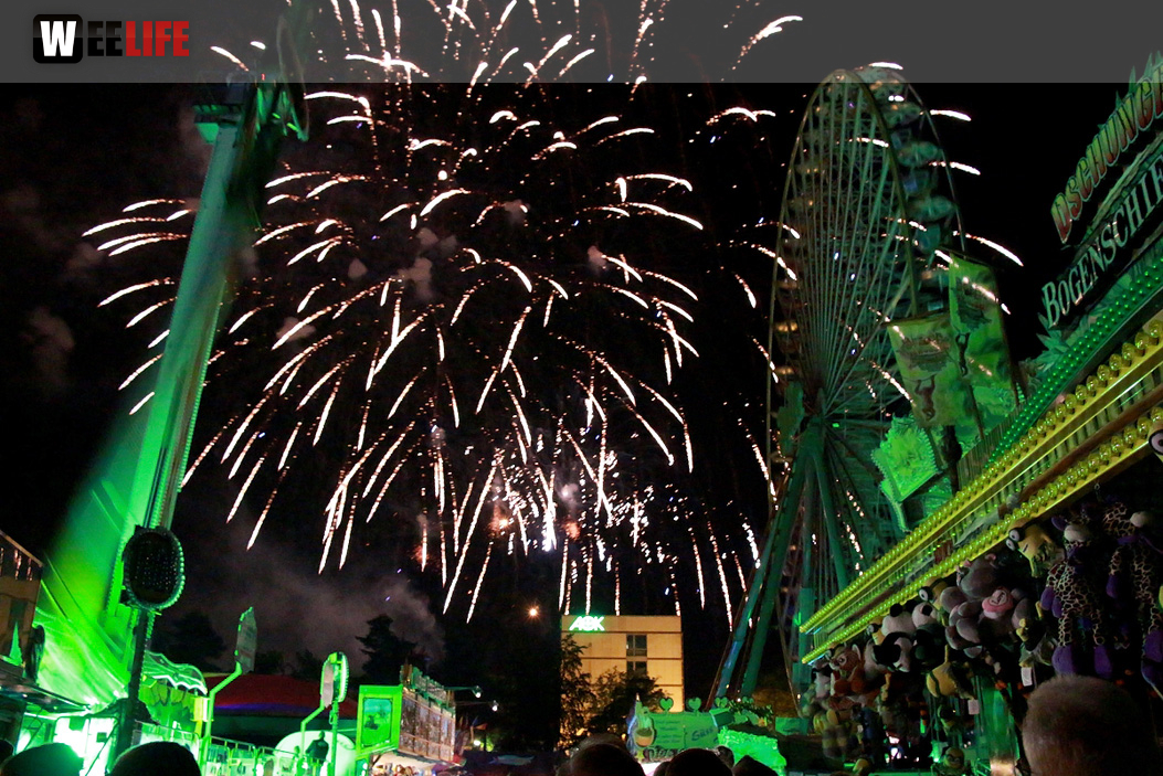 Hofer Volksfest 2016 Tag 8 Freitag Feuerwerk