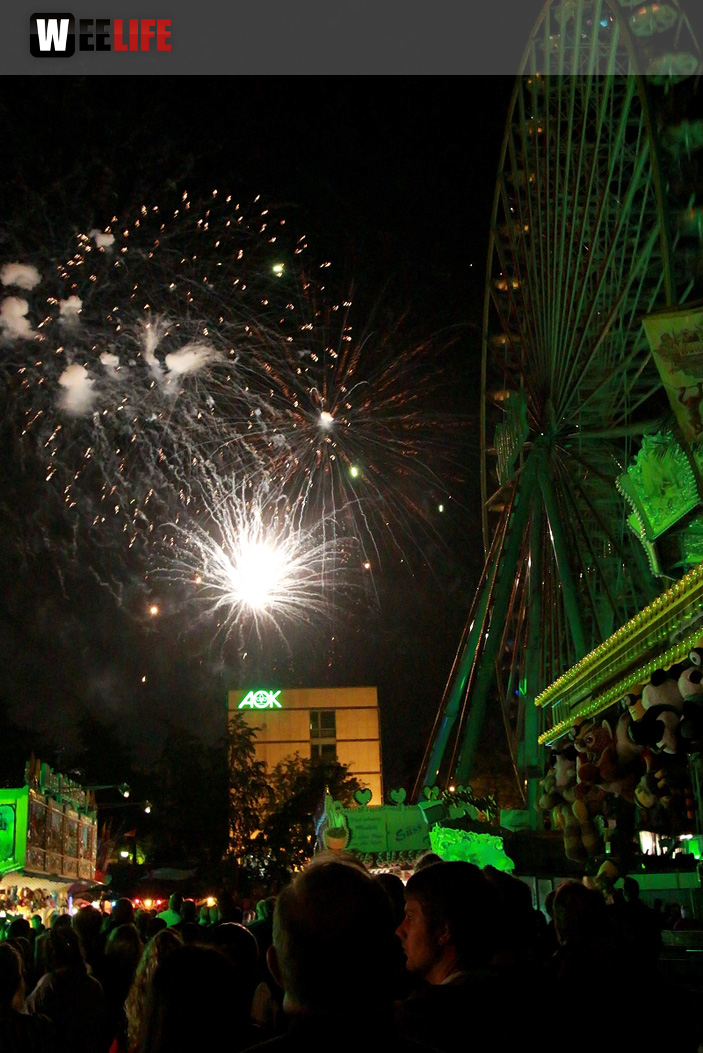 Hofer Volksfest 2016 Tag 8 Freitag Feuerwerk