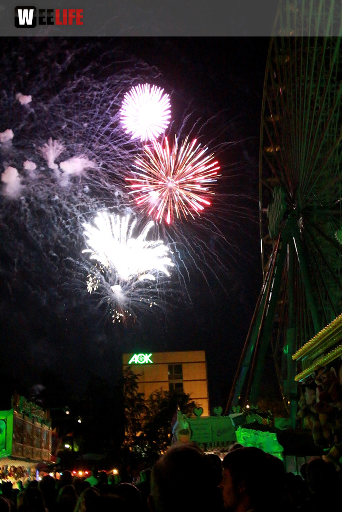 Hofer Volksfest 2016 Tag 8 Freitag Feuerwerk